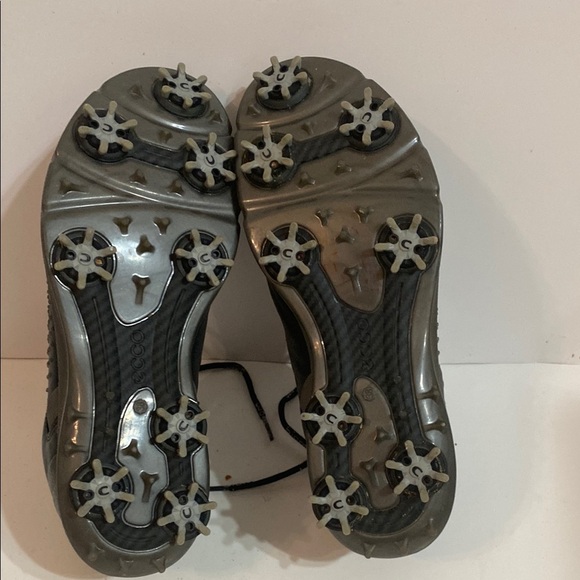 Ecco Men's Black Golf Shoes Size 7.5 (38) - Picture 7 of 12